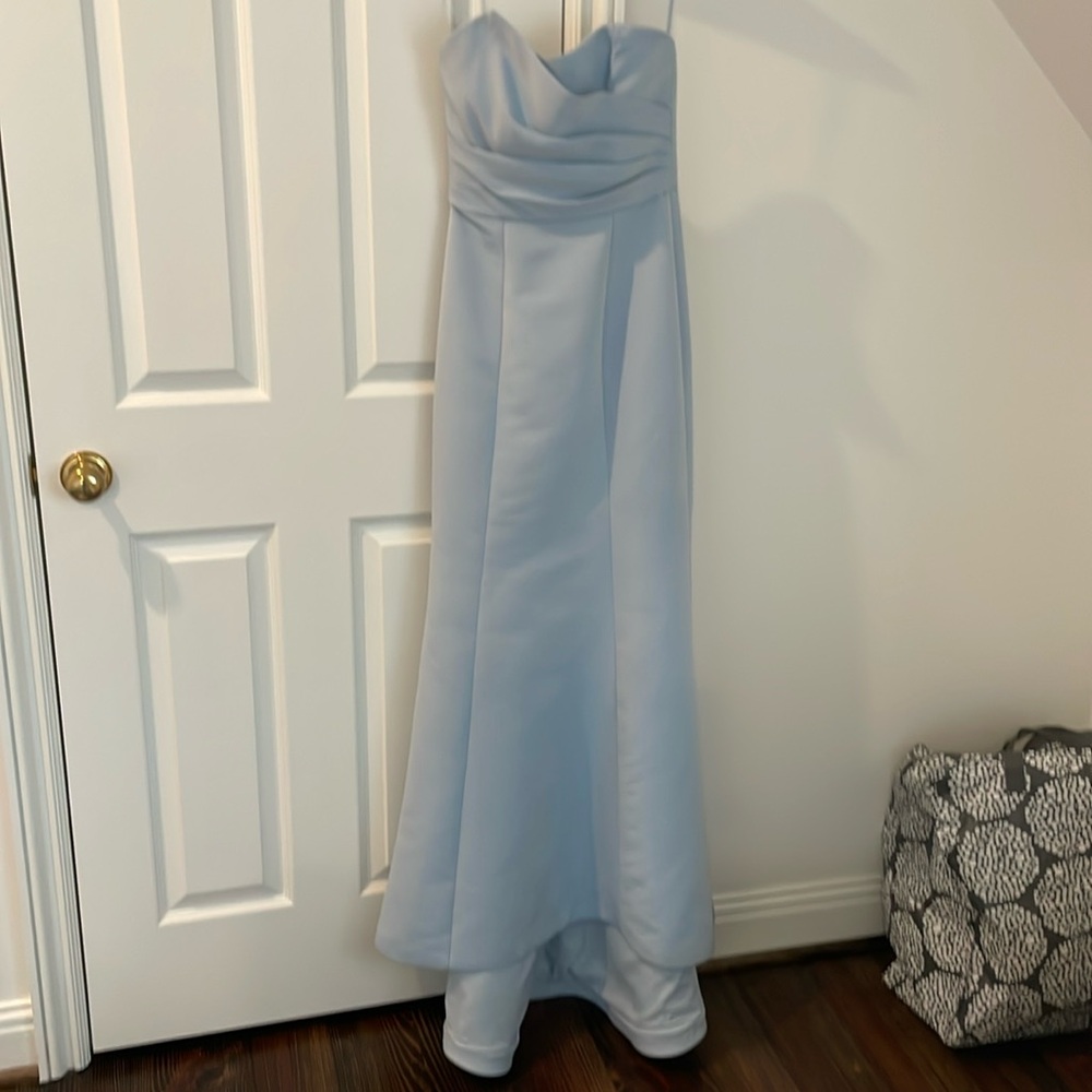 Amsale Brixton dress ice color size 0